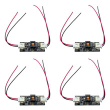 4X 5 w - Izolowany Moduł Zasilania z Przewodami Zaciskowymi XH2.54 Szerokie Napięcie 3-36 V do 12 V Wysoka Moc Wysokowydajny Obwód