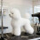 Mannequin éducatif de toilettage de-Bichon Frise blanc b 7