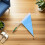 Small Telescoping Flag Pole with Blue Tour Guide Flag 3