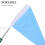 Small Telescoping Flag Pole with Blue Tour Guide Flag 4