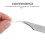 100Pcs Non-Slip Transparent Plastic Tweezer Caps for Fine Tip Tools 5