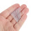 100Pcs Non-Slip Transparent Plastic Tweezer Caps for Fine Tip Tools 7