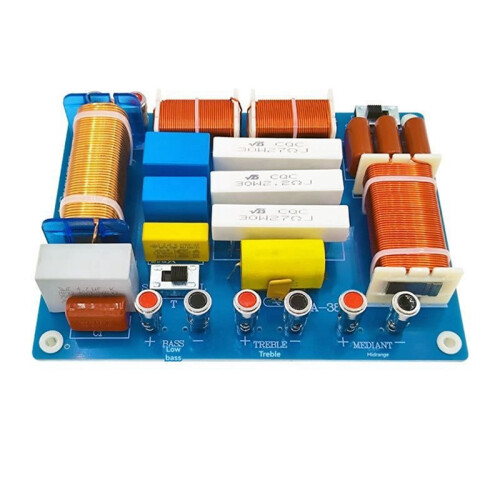 2X 3 Way 800W High Power Multi Speaker High Medium Low 3 Way Frequency Converter Adjustable Frequency Divider PA-3803A 2