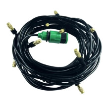 30M Garden Irrigation System Automatic Watering Kit with Adjustable Spray and Cooling Mist Function