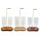Decorative Two Section Glass For Waste Control And-Wood color 2