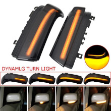 6x LED Dynamic Turn Signal Lights Side Mirror Indicator Signal Lamp for  Pajero V73 V77 V93 V97 8351A029