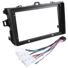 2Satz 9-Zoll-Auto-DVD-Rahmen Audio-Armaturenbrett-Verkleidungskits Panel Radio-Player-Bildschirm 2 Din für   2007-2013