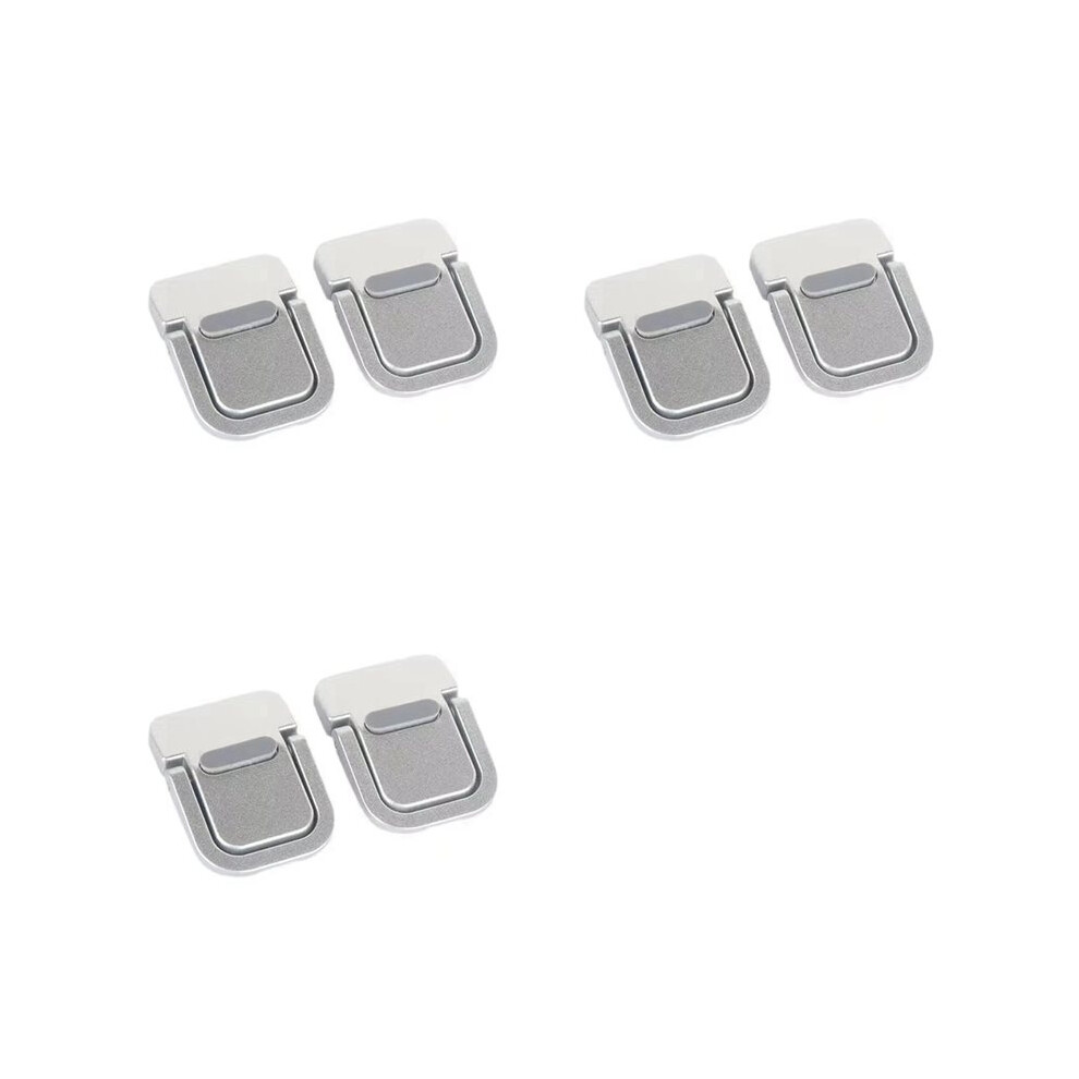 6Pcs Portable Laptop Stand Foldable Bracket Invisible Laptop Riser Stand Foot Pad For Laptop Notebook Holder Legs Silver 4713243271323
