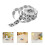 1000Pcs Multi Round Scratch-Off Stickers Paper for & Prizes 10