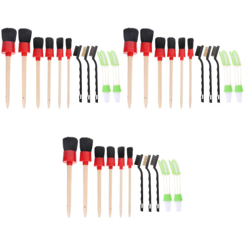 3Ensembles Ensemble Brosses Nettoyage Durables Noir 1