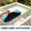 Portable Canvas Mahjong Tile Holder Bag Sky-Blue Color 4