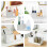 Detachable Multiple Section Toothbrush-white marble color 4