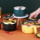 Spacious 304 Nonrust Steel Pastas Bowl With Removable-Gray 6