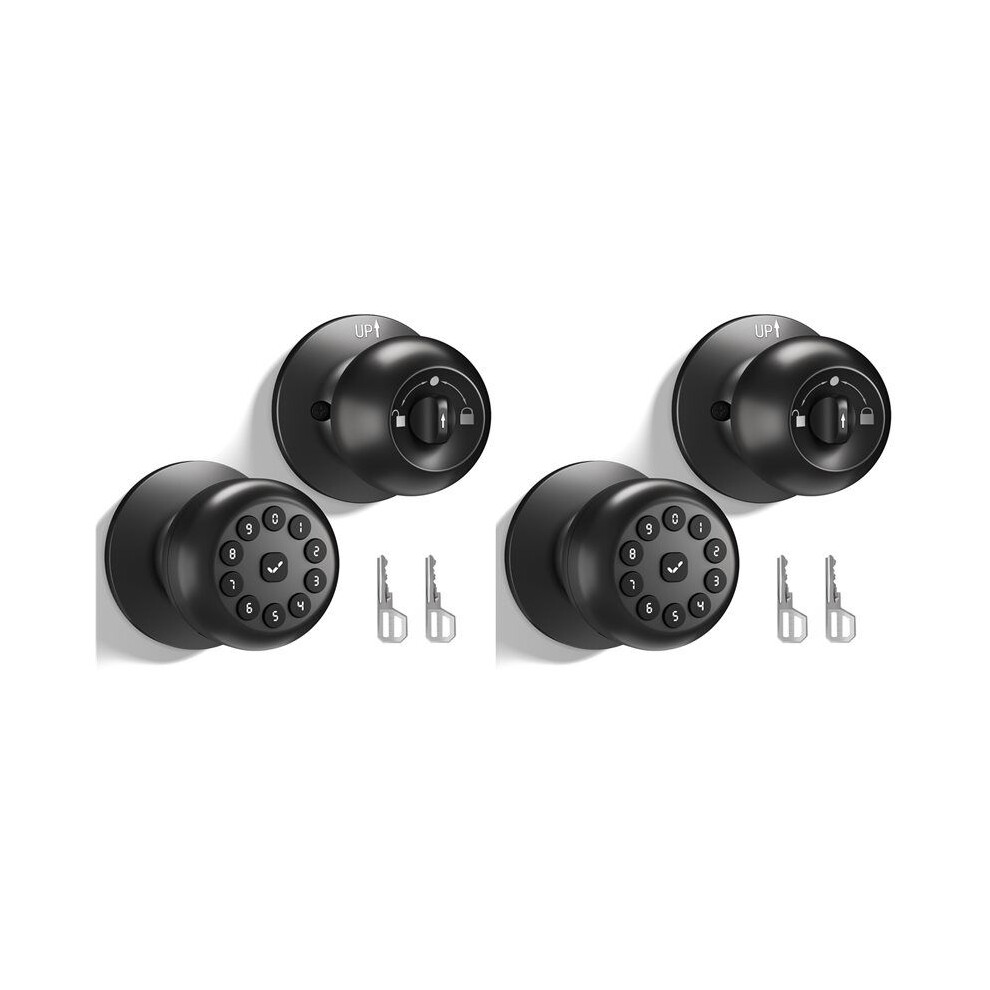 2X Door Knob With Lock,Keyless Entry Door Lock For Front Door, Keypad Door Locks,Auto Lock 6031891320339
