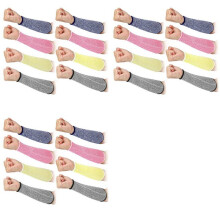 12 Pairs Arm Protectors for Thin Skin and Bruising Cut Resistant Forearm Sleeve Level 5 Arm Burn Protection Sleeve