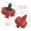 60Pcs Red Inline Drip Emitters 0.5gph Constant Flow Garden Irrigation 4
