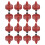 60Pcs Red Inline Drip Emitters 0.5gph Constant Flow Garden Irrigation 10