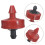 60Pcs Red Inline Drip Emitters 0.5gph Constant Flow Garden Irrigation 11