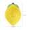 4Pcs Ceramic Lemon Shape Fruit Bowls Multipurpose Serving Plates 2