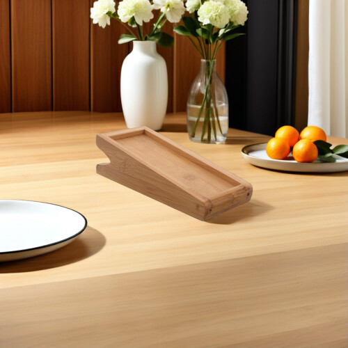 Bamboo Sharpening Stone Holder Base Stable Kitchen Whetstone Stand 2