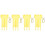 4Pcs Compact Yellow Hard Shell Dart Storage Box Portable Plastic Case 3