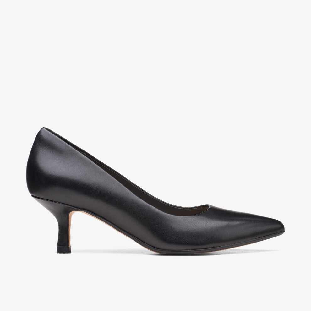 Clarks Violet55 Rae Leather Black