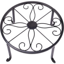 Elegante supporto per piante in metallo, struttura robusta per uso interno ed esterno, supporto resistente per vasi di fiori, scaffale per fioriere,