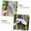 Steel Hand Hoe for Weeding with Sharp Blade, Lightweight Compact Gardening Tool without Handle 4
