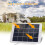 3W 5V Solarmodul 16x12cm wasserdichtes Micro USB 4