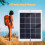 3W 5V Solarmodul 16x12cm wasserdichtes Micro USB 5