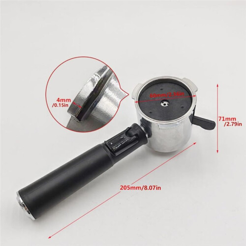 51mm Coffee Handle Ergonomic Coffee Handle Coffee Espresso Machine Handle Superior Brewing and Durability 2