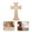 Croix Rustique En Bois Sur Support Décoration Foi Baptême 5