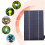 7W 10V Solar Battery Maintainer with Smart Charge Controller, Durable ETFE Panel and Adjustable Bracket for Car Boat RV 5
