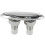 2X Boat Ship Mooring Dock Neat Cleat Stainless Steel Double-Deck Push-Pull Cable Bolt Marine 4