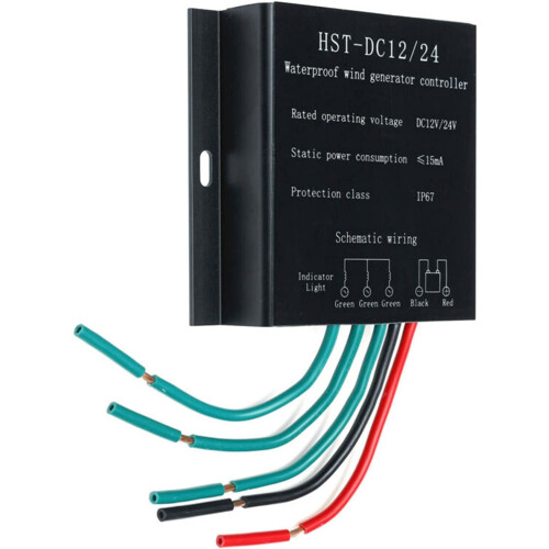 8000W 24V Wind Turbine Charge Controller IP67 Waterproof Wind Power Generator Regulator 2
