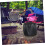 Round Fire Pit Cover Heavy Duty Waterproof Outdoor Protector with Drawstring UV Resistant 2