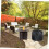 Round Fire Pit Cover Heavy Duty Waterproof Outdoor Protector with Drawstring UV Resistant 4