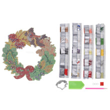 Ceardaíocht Gníomhaíochta Scíthe agus Teiripeach Tacair Fhleasc Péintéireachta Ealaíne Diamant DIY5D Cabhair le Garland Criostail Rhinestone