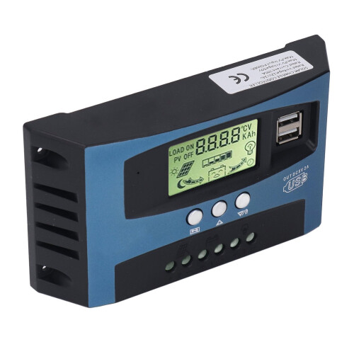 100A MPPT Solar Charge Controller 12V 24V with Efficiency Charging and RealTime Digital Display 1