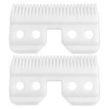 25 Teeth Coarse Cutter Clipper Replacement Ceramic Blade for Detachable 40 2 Pcs