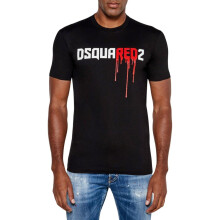 DSquared2 Mens Bloody Red Logo T-Shirt