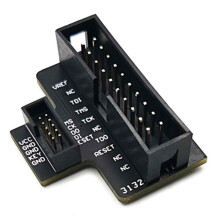 New 1.27mm JTAG Adapter Board Standard JTAG Interface 2.54mm 20 Pins to 1.27mm 10 Pins Support JLINK/SWD