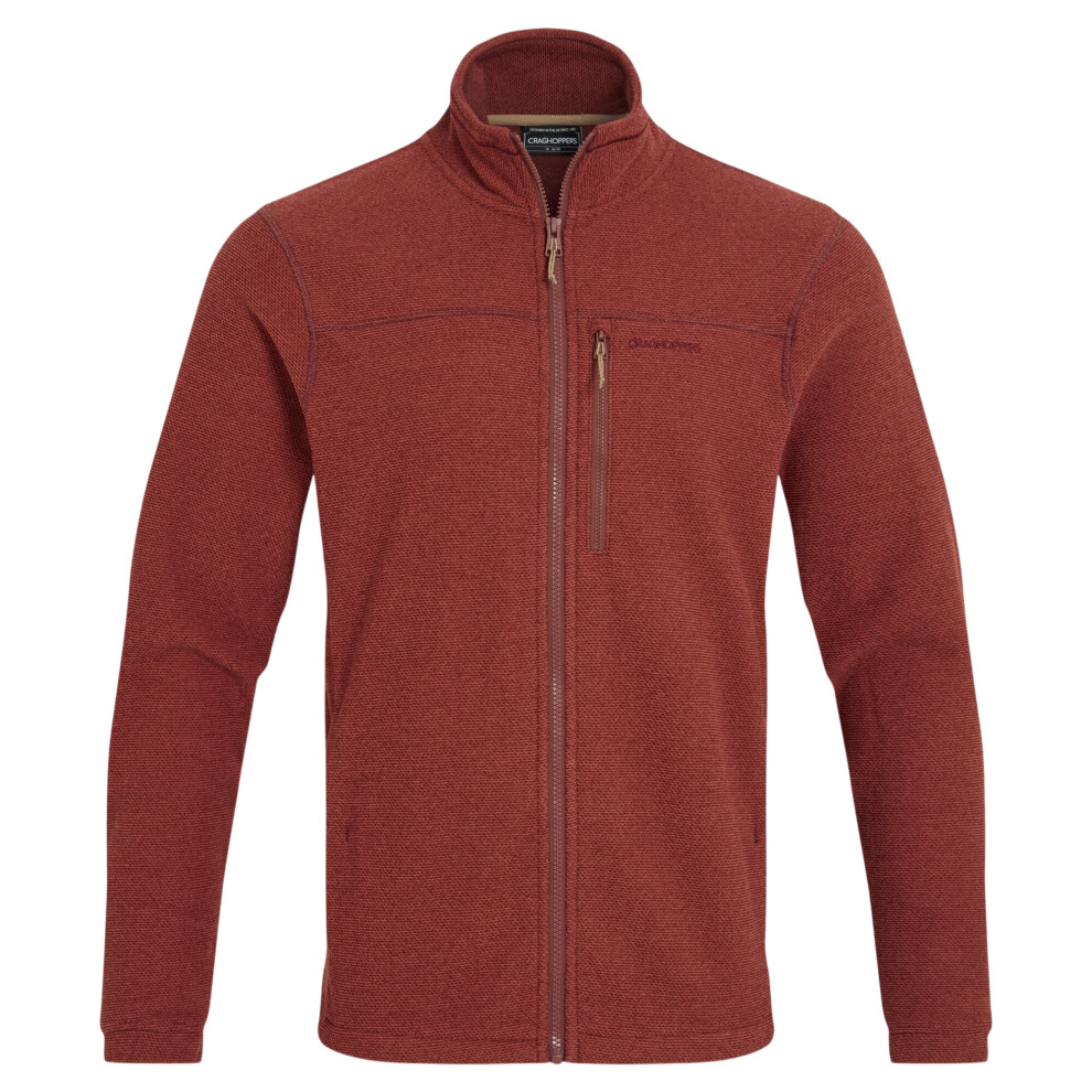 Craghoppers Mens Souther Full Zip Fleece Jacket Red