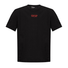 (M, Black) DSquared2 Mens Loves You Logo T-Shirt