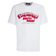 DSquared2 Mens Logo Flocked T-Shirt