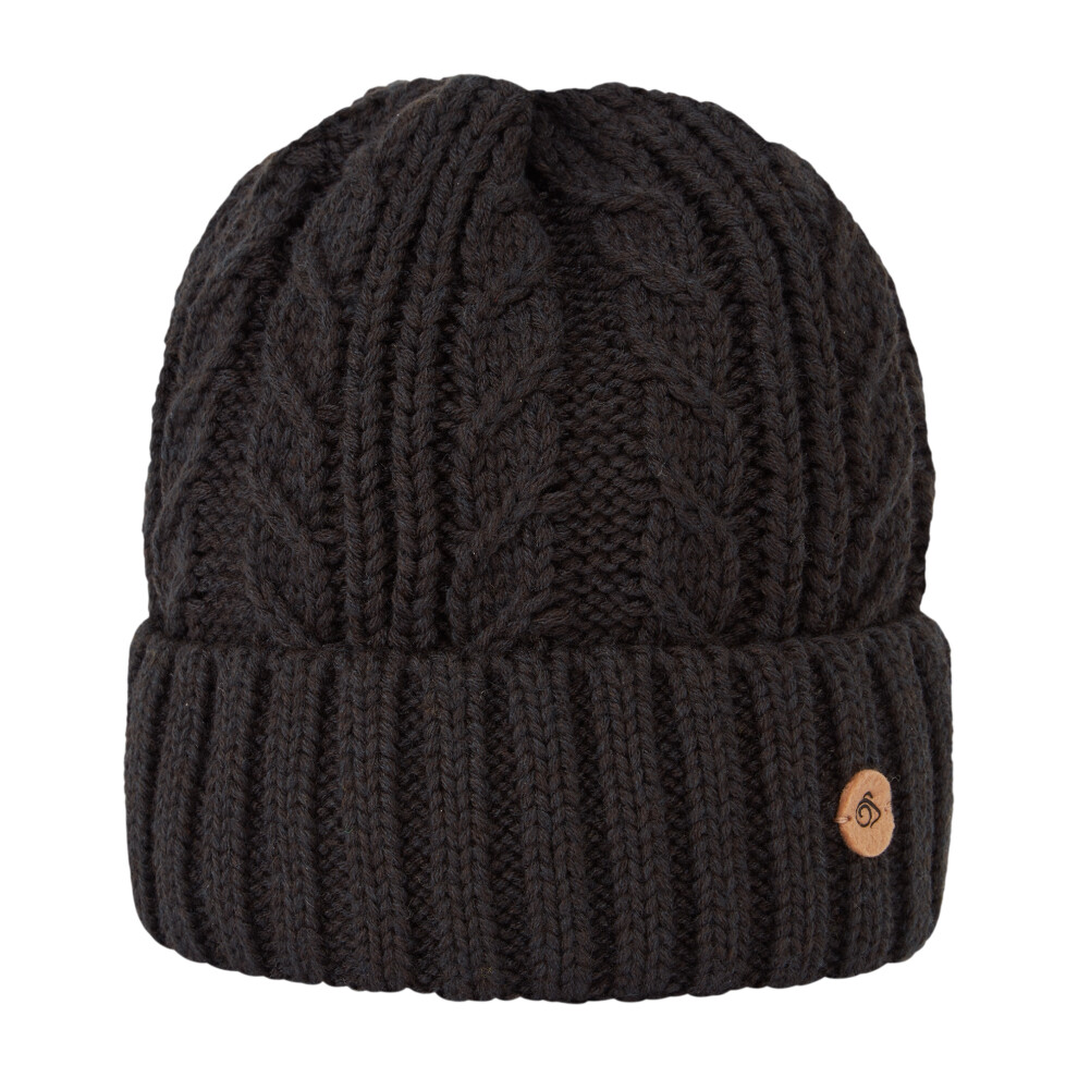 Craghoppers (S-M, ) Womens/Ladies Brock Knitted Beanie Black