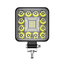 LED-Arbeitsscheinwerfer für LKW-Traktor, 3 Zoll Quadratische LED-Lichtkapseln, Wasserdichte LED-OffRoad-Lichtleiste für Auto, Boot, ATV, UTV,