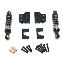 Fijación de Resorte de Eje Trasero de Aluminio DIY RC Car Truck RC Car Accesorios para MN 1/12 MN82 LC79 MN78 Negro