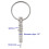 12Pcs Quick Release Pin Boat Bimini Top Pins 1/4 Inch Diameter with Drop Cam & Spring, Marine Hardware with Pull Ring 2