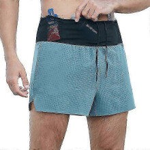 2  in  1  Trainingsshorts für Herren mit schnelltrocknendem Material und Hüfttasche